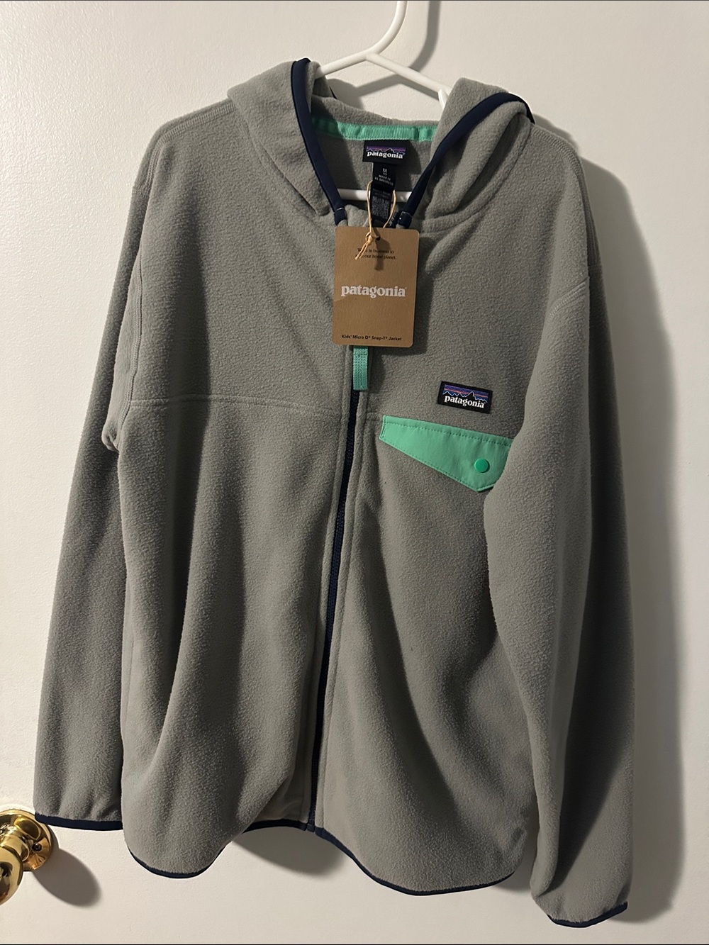 NWT - Patagonia Kids’ Micro D Snap-T Jacket size M